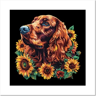 Irish Setter Posters and Art